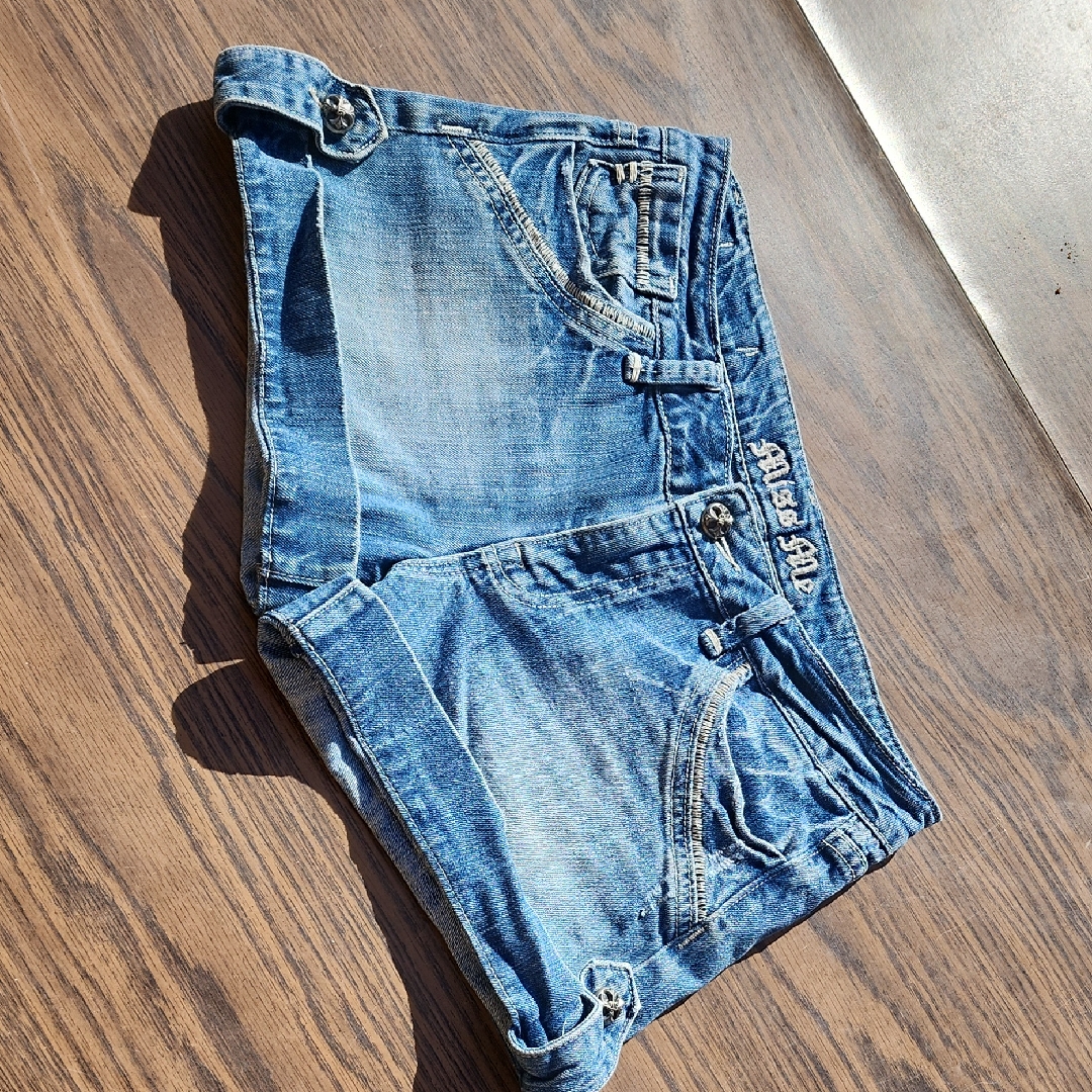 Miss Me Blue Denim Shorts